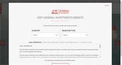 Desktop Screenshot of generali-investments.com