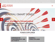 Tablet Screenshot of generali-investments.de